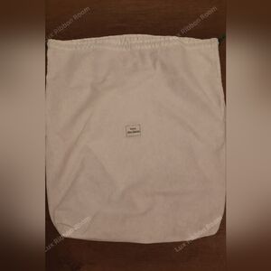 BEIRN for YOANA BARASCHI Large Ivory Natural Cotton Dust Bag 22" X 18.5" Storage